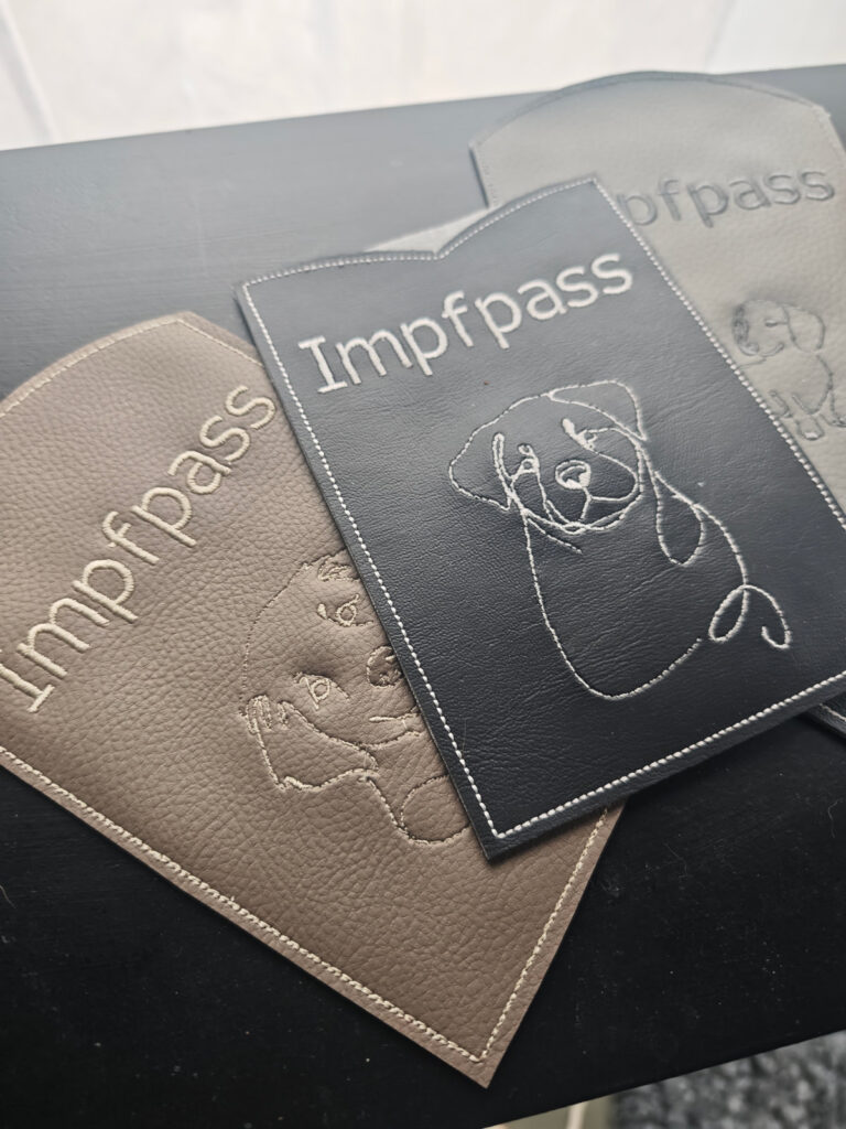 Personalisierte Impfpasshülle